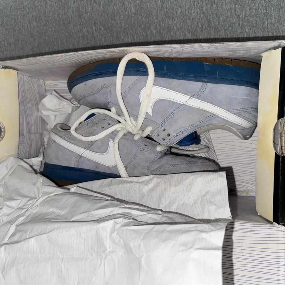 Nike Dunk Low Pro SB Boarder Blue & White Size 6 - Picture 9 of 10